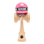 KROM Kendama MIKRO, kendama in miniatura, lemn de fag, 8cm, Roz