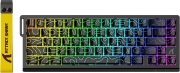 Tastatura de gaming Attack Shark X68HE, comutatoare magnetice, iluminare RGB, neagra