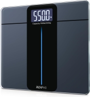 Cantar corporal Renhpo Personal Scale, max 250 KG, display mare, suprafata 30x33 cm, Negru