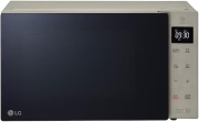 Cuptor cu microunde LG MH6535NBS, 1000W, 25L, Tehnologie Smart Inverter, 32 Programe, Functie Grill, usa din sticla, Crem