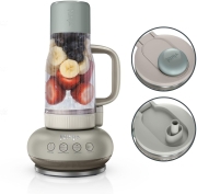 Blender portabil 2-in-1 Ninja BlendBoss, 710ml, 1100W, cana detasabila, 3 programe automate, Stone