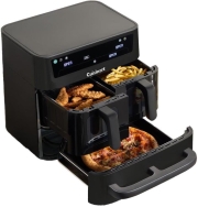 Friteuza cu aer cald si cuptor Cuisinart Tri Zone, 13, 6 L, 3 zone gatire, 2 cosuri 4, 3 L + cuptor 5 L, 9 functii