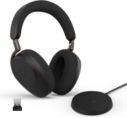 Casti PC Wireless JABRA Evolve3 85, Microfon, Noise Cancellation, Bluetooth, AI Voice Call, baterie 25h, baza incarcare
