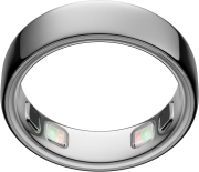 Oura Ring 5 Silver Smart Ring, Titan, Bluetooth, Rezistent la Apa