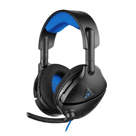 Casti gaming Turtle Beach Stealth 300, PS4/PS5, Negru/Albastru