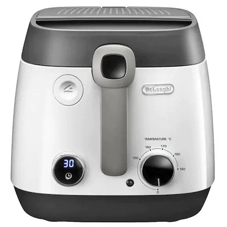 Friteuza Delonghi FS6067, 2.4 L, 1800 W, Alb/Negru