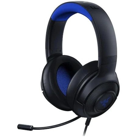 Casti gaming Razer Kraken X, Negru/Albastru