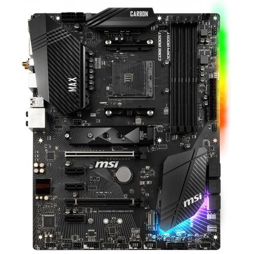 Placa de baza MSI B450 GAMING PRO CARBON MAX WIFI, Socket AM4