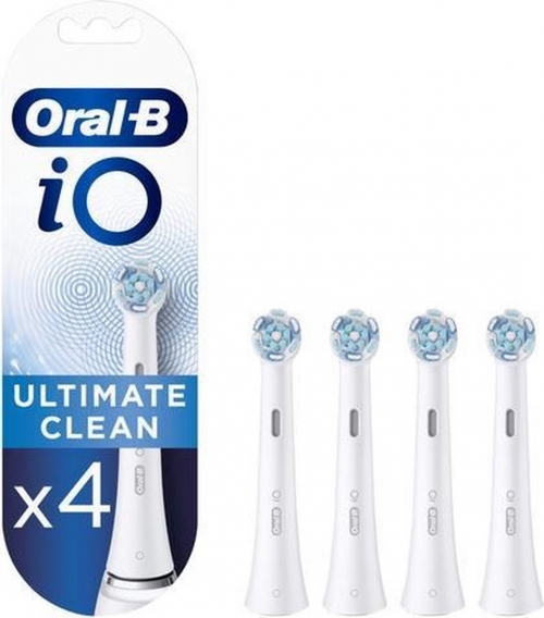 Set 4 rezerve periuta de dinti electrica Oral-B iO Ultimate Clean, alb