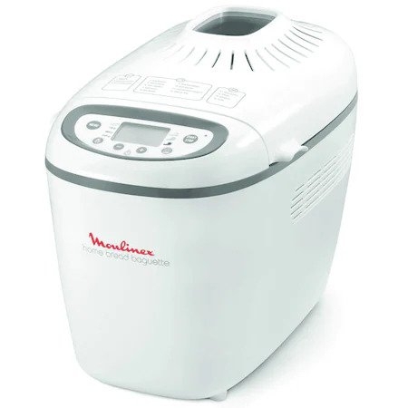 Masina de paine Moulinex OW610110,1650 W, Capacitate 1.5 kg, Alb