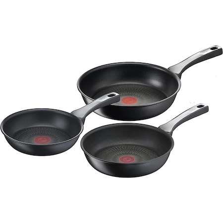 Set tigai Tefal Unlimited, 3 piese, inductie, Negru