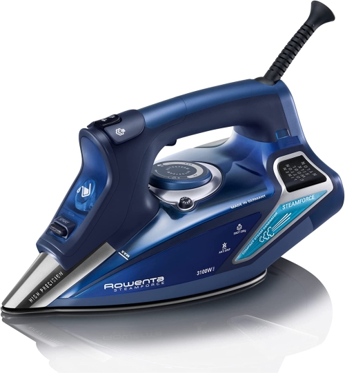 Fier de calcat Rowenta SteamForce DW9240, 3100 W, 0.35 l, bleumarin