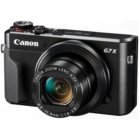 Aparat foto digital Canon PowerShot G7 X Mark II, 20.1MP, Black