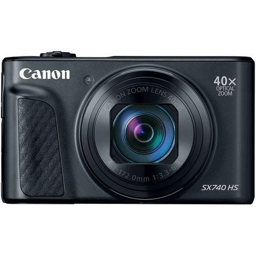 Aparat foto digital Canon Powershot SX740HS, 20.3MP, 4K, Negru