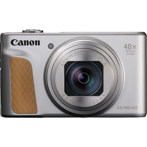 Aparat foto digital Canon Powershot SX740HS, 20.3MP, 4K, Argintiu