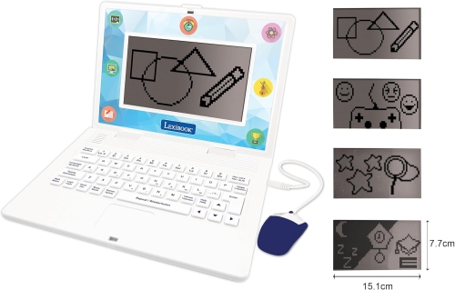 Laptop bilingv educational Lexibook, 170 activități, pentru copii