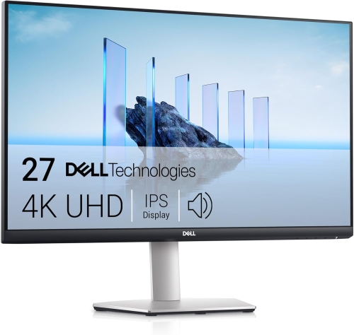 Monitor LED IPS Dell 27", UHD 4K, HDMI, Display Port, FreeSync, HDR, Pivot, S2721QS