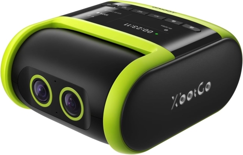 Camera Sport AI XbotGo Falcon 4K, Auto Tracking 360°, Dual Camera, Live Streaming, Stabilizare, 4.5h Autonomie, Verde