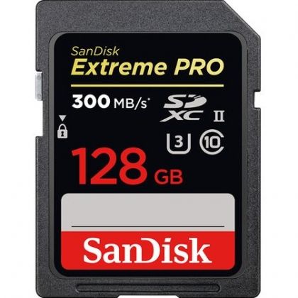 Card de memorie SanDisk SD Extreme Pro SDXC, 128GB