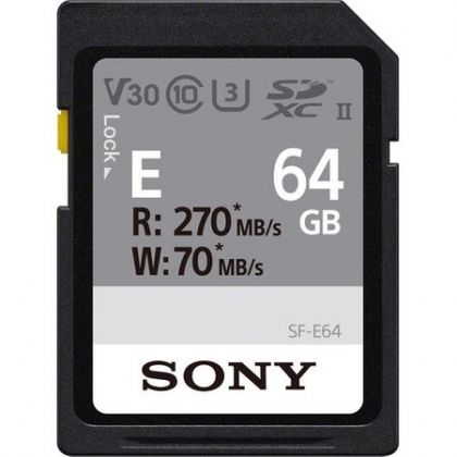 Card Sony SF-E Series SDXC, 64 GB