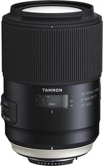 Obiectiv Tamron SP 90mm f/2.8 Di VC USD Macro 1:1, compatibil Nikon, negru