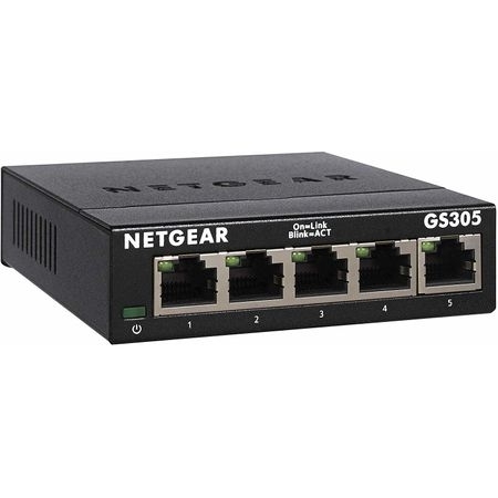 Switch NetGear GS305v3, Black