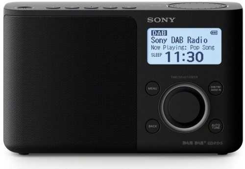 Radio portabil cu DAB Sony XDR-S61D Personal, Negru