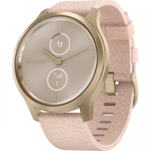 Ceas Smartwatch Garmin Vivomove Style, Champagne/Dust Rose