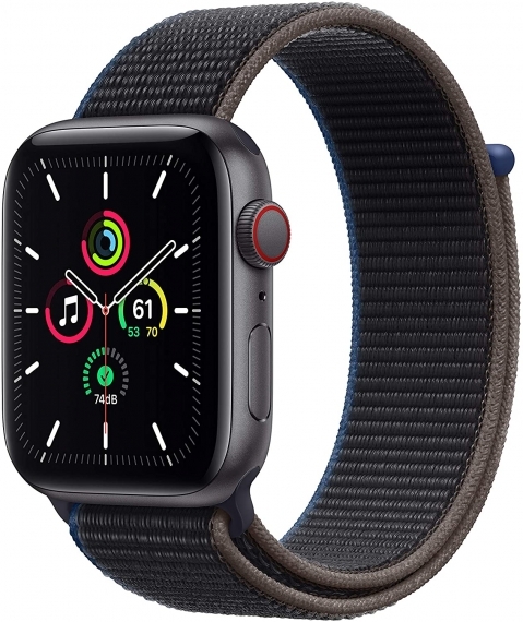 Smartwatch Apple Watch SE, GPS+Cellular, 44 mm, Charcoal Sport