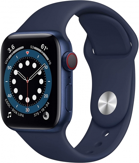 Smartwatch Apple Watch 6, GPS+Cellular, 40mm, Deep Navy Sport