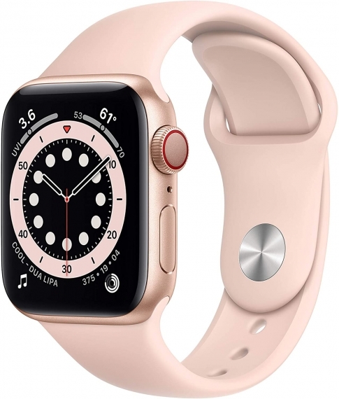 Smartwatch Apple Watch 6, GPS+Cellular, 40mm, Pink Sand Sport