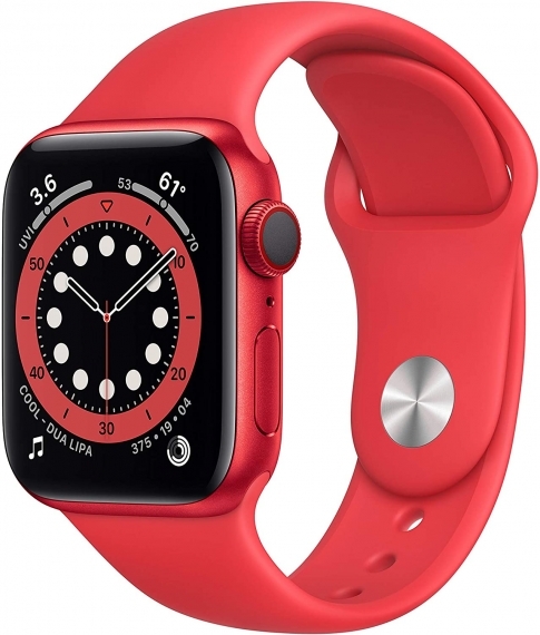 Smartwatch Apple Watch 6, GPS+Cellular, 40mm, Red Sport