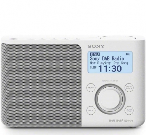 Radio portabil cu DAB Sony XDR-S61D Personal, Alb