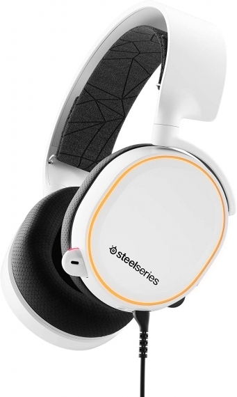 Casti gaming SteelSeries Arctis 5 (2019), Alb