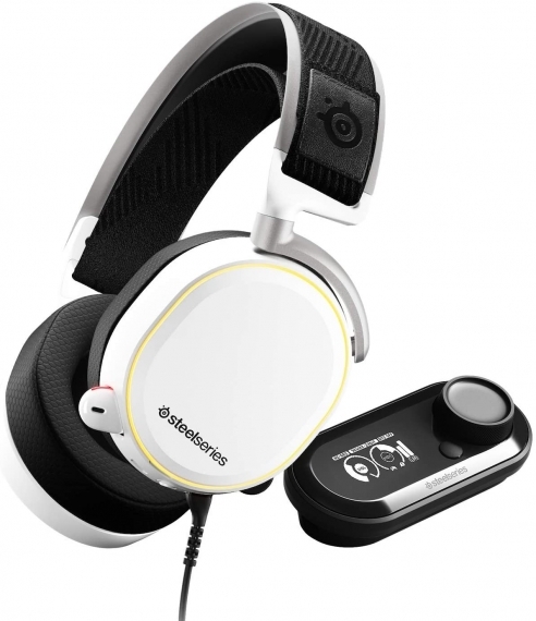 Casti gaming SteelSeries Arctis Pro & GameDac, Alb