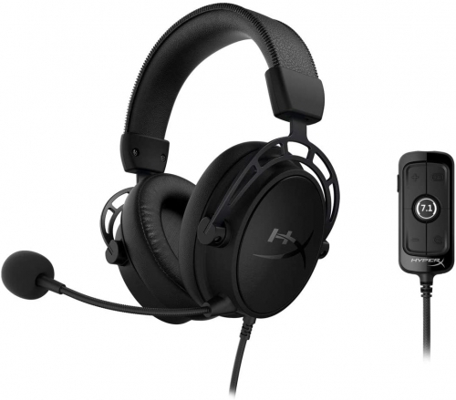 Casti gaming HyperX Cloud Alpha S, Negru