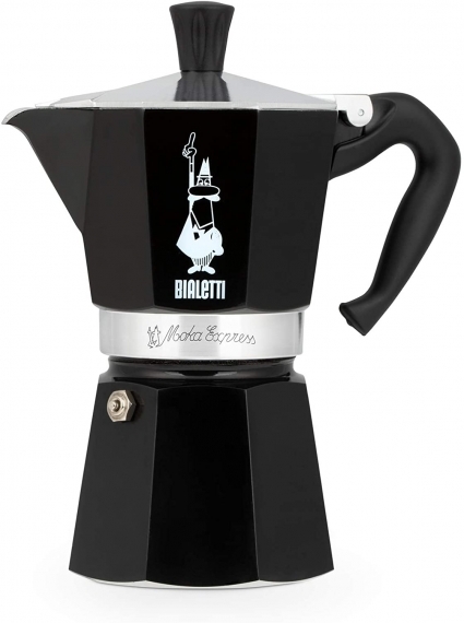 Cafetiera Bialetti Moka Express, 6 cesti, 300ml Negru