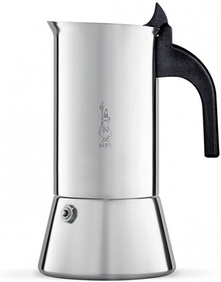 Cafetiera Bialetti Venus, 10 cesti, 450 ml, Argintiu