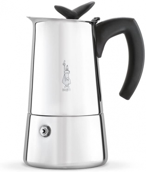 Cafetiera Bialetti Musa Nuova, 4 cesti, 180 ml, Argintiu