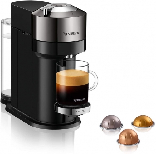 Espressor Krups Nespresso Vertuo Next XN910C, Chrom