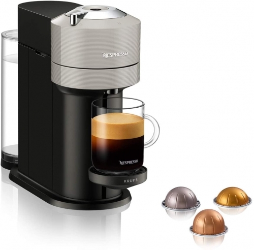 Espressor Krups Nespresso Vertuo Next XN910B, Gri