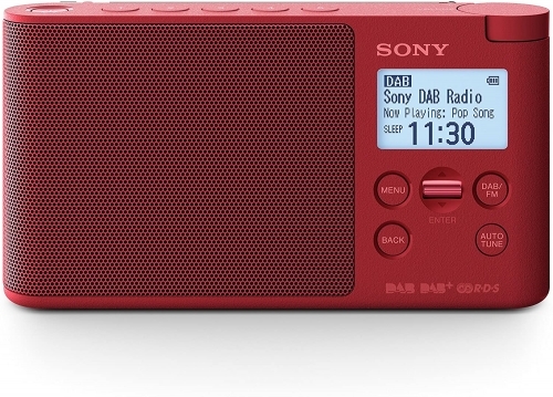 Radio portabil cu DAB Sony XDR-S41D, Rosu