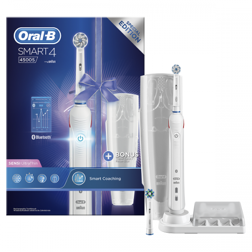 Periuta de dinti electrica Oral-B Smart 4 4500S Sensi Ultrathin