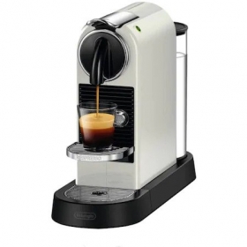 Cafetiera cu capsule Nespresso Delonghi EN167W Citiz, Alb