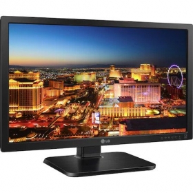 Monitor LED IPS LG 24", Full HD, DVI, Negru