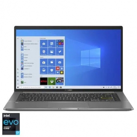 Laptop ASUS VivoBook S14 S435EA, Intel® Core™ i7-1165G7, 4.70 GHz, 14", Full HD, 16GB. 512GB SSD, Intel® Iris Xe Graphics, Windows 10 Home, Deep Green