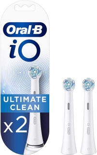 Set 2 rezerve periuta de dinti electrica Oral-B iO Ultimate Clean, alb