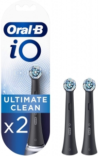 Set 2 rezerve periuta de dinti electrica Oral-B iO Ultimate Clean, negru