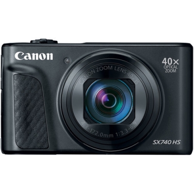 Aparat foto digital Canon Powershot SX740HS, 20.3MP, 4K, Negru