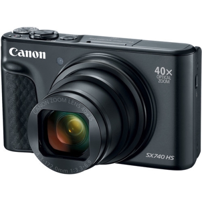 Aparat foto digital Canon Powershot SX740HS, 20.3MP, 4K, Negru